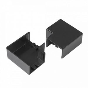 Поворот на 90 градусов 40х25 черный (4 шт/комп) Промрукав