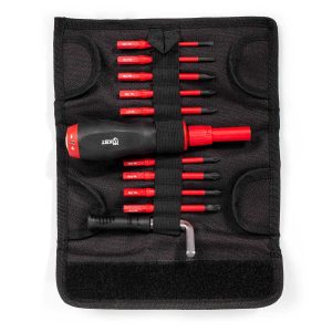 Отвертка диэлектрическая динамометрическая со сменными битами НИО 3309 серия СЛИМ (КВТ)