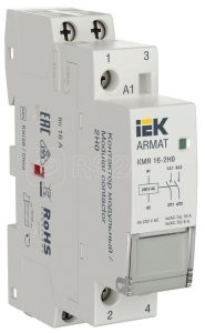 Iek armat Контактор модульный kmr 16А 230В ac 2НО ar kmr10 016 20 230
