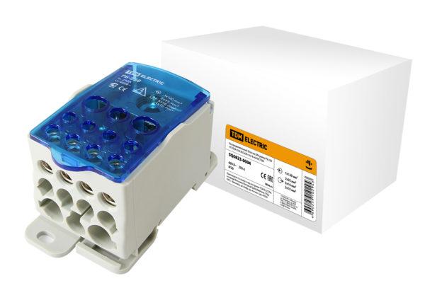 Распределительный блок на din рейку РБ 250 1П 250А (1х120/2x35+5x16+4x10) tdm