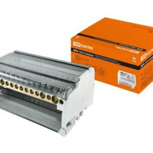 Модульный распределительный блок на din рейку МРБ 125 4П 125А 4х11 групп tdm