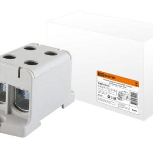 Клемма вводная силовая КВС 4 ввода 16 95 кв.мм. серая tdm