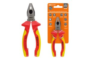Пассатижи диэлектрические, 160 мм, 1000 В, cr v, «ЭкспертЭлектрик» tdm