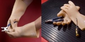 Перчатки диэлектрические бесшовные