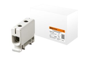 Клемма вводная силовая КВС 6 50 кв.мм. серая tdm