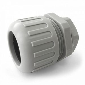 Муфта вводная усиленная (ip68) для гофрированных труб серая ВМУ ГТ 16 (М20) Промрукав