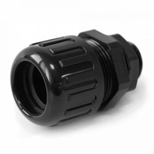 Муфта вводная усиленная (ip68) для гофрированных труб черная ВМУ ГТ 32 (М32) Промрукав