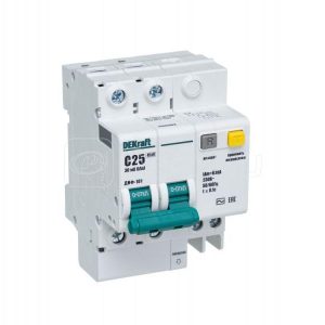 15005dek ДИФ101 2Р 025А 030 c диф. автомат