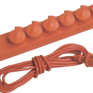 Iek Удлинитель У06В 6 места с защитными крышками ip44 2Р+pe/5метров 3х1мм2 16А/250В wyp10 16 06 05 4