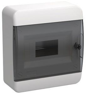 Iek tekfor Корпус пласт. ЩРН П 8 ip41 черн. прозр. дверь tf5 kp12 n 08 41 k01 k03