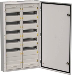 Iek titan 5 Корпус мет. ЩРн 144 (2х72) 960х570х140 ip54 сер ti5 50 n 2x072 54 7035