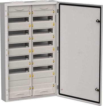 Iek titan 5 Корпус мет. ЩРн 144 (2х72) 960х570х140 ip54 сер ti5 50 n 2x072 54 7035