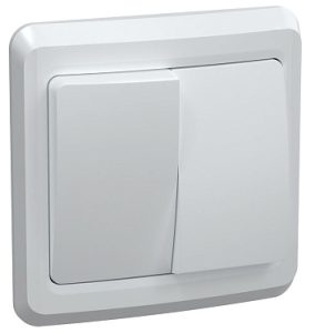 Iek vega ВС10 2 0 ВБ Выключатель 2 кл 10А ВЕГА (белый) evv20 k01 10 dm