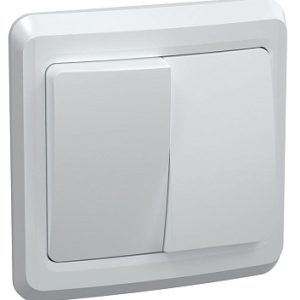 Iek vega ВС10 2 0 ВБ Выключатель 2 кл 10А ВЕГА (белый) evv20 k01 10 dm