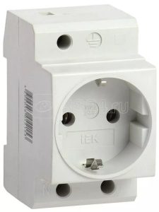Iek karat Розетка РАр10 3 ОПс заземлением на din рейку mrd10 16