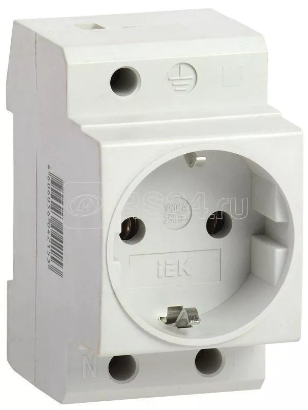 Iek karat Розетка РАр10 3 ОПс заземлением на din рейку mrd10 16