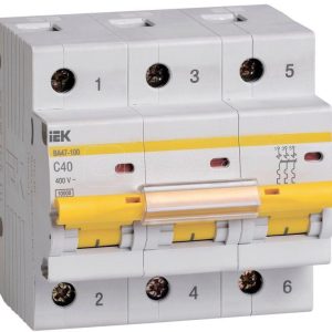 Iek karat Автоматический выключатель ВА 47 100 3Р 40А 10 кА х ка С mva40 3 040 c