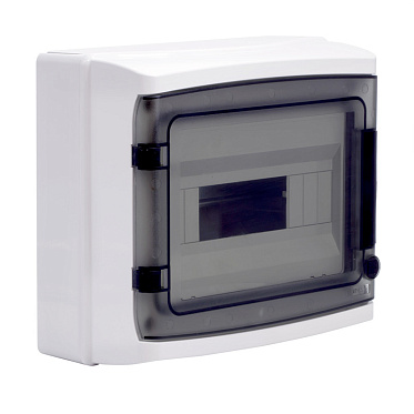 Dkc Щиток настенный с дверцей 12 мод.,ip65, серый, с клеммным блоком 63А rb12w6tgddkc