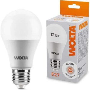 Светодиодная лампа wolta 25s60bl12e27 12Вт 4000К e27