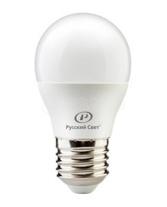 Лампа светодиодная rs g45 e27 8w 220 240v 4000К 8Вт 800лм ra 90 шар Русский Свет 15010445049