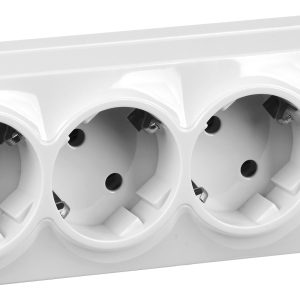 Iek glory РС24 3 ХБ Розет. 4 ая с з/к о/у 16А glory белый erh41 k01 16