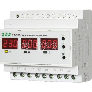 Реле контроля напряжения cp 723 (трехфазное; два режима работы три однофазных реле или трехфазное