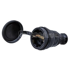 Розетка 1 м 16А с заземл. каучук tokov electric tke c05 kr z