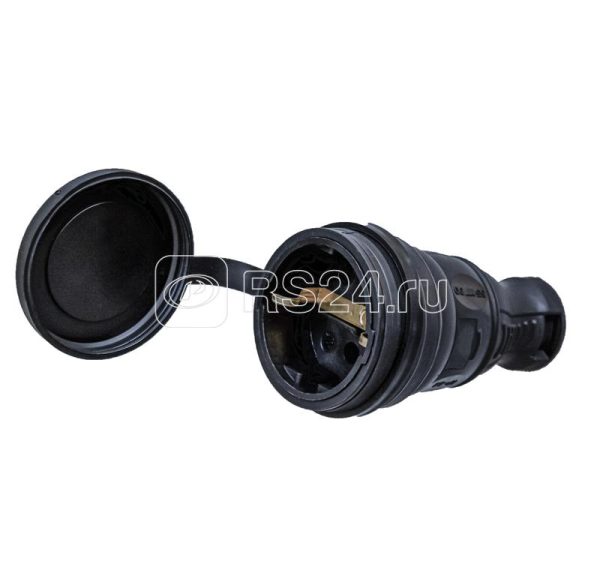 Розетка 1 м 16А с заземл. каучук tokov electric tke c05 kr z