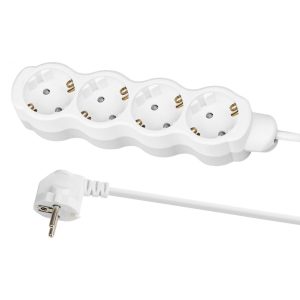 Удлинитель бытовой "Люкс" 4 гнезда, 7 м, с/з, с з/ш, ПВС 3х1,5 мм2, 16 А, 250 В, 3700 Вт tdm У1 4317