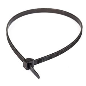 Хомут стяжка кабельная нейлоновая 4,8х500 мм черная (100 шт/8000 шт уп/кор) Промрукав