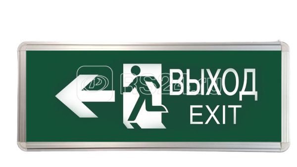 Светильник светодиодный ССА ВЫХОД exit человек/стрелка 3Вт аварийный двусторонний tokov electric tke