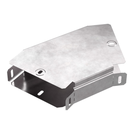 Угол горизонтальный 45 градусов с крышкой Стандарт 150х50 Промрукав