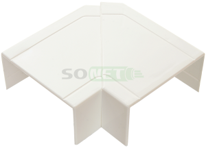 Угол плоский изменяемый кабельного канала 105х50