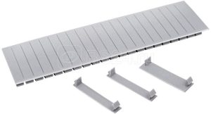 Iek Заглушка 12 модулей серая yzm10 12