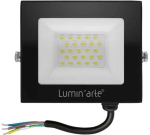 Светодиодный прожектор lumin'arte lfl 30w/06 30Вт 5700К ip65 2400лм серый корпус