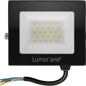Светодиодный прожектор lumin'arte lfl 30w/06 30Вт 5700К ip65 2400лм серый корпус