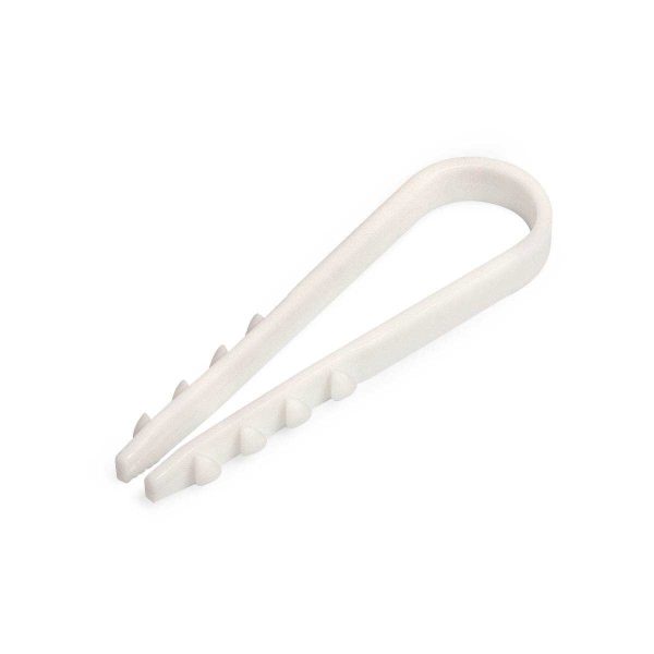 Дюбель хомут ДХ 5–10 (бел) (100шт) (fortisflex)