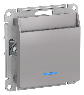 Systeme electric atlasdesign Алюминий Переключатель карточный с задержкой времени, механизм se atn00