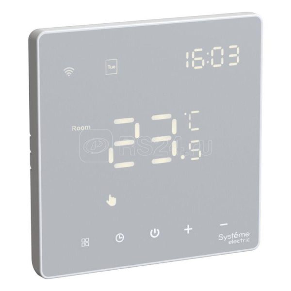 Gal000138 artgallery термостат wi fi электронный для теплого пола, 16a, в сборе, белый