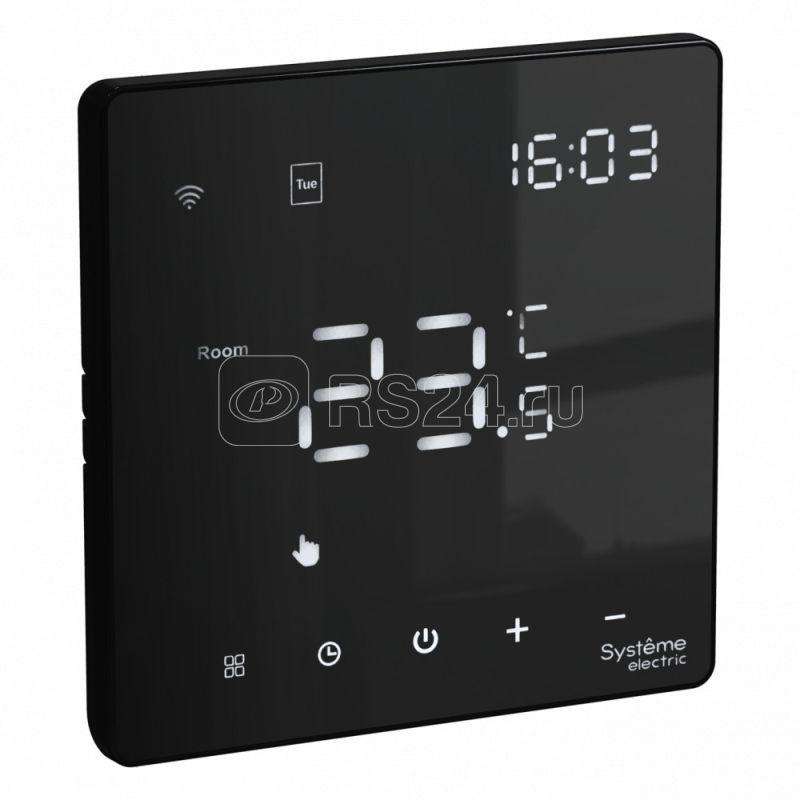 Gal001038 artgallery термостат wi fi электронный для теплого пола, 16a, в сборе, ченый