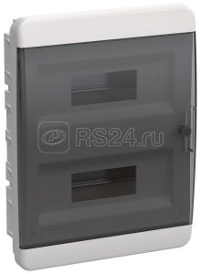 Iek tekfor Корпус пласт. ЩРВ П 24 ip41 черн. прозр. дверьtf5 kp12 v 24 41 k01 k03