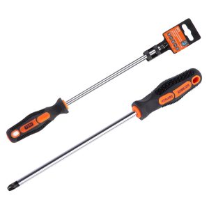 Отвертка позидрайв двухкомпонентная, cr v тип pz4x200, серия "Алмаз" tdm