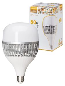 Лампа светодиодная t 80 Вт 230 В 4000 К–e27 (130x223 мм) НАРОДНАЯ